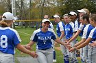 Softball vs Emerson 1  Wheaton College Softball vs Emerson in game 1 of a doubleheader. - Photo By: KEITH NORDSTROM : Wheaton, Softball